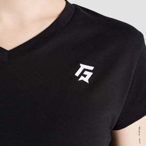 เสื้อยืดออกกำลังกายผ้าเจอร์ซีย์สีดำ Sculp Core - Product Image 5