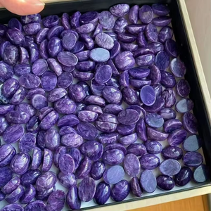 Chéroit naturel, cabochon, haute qualité, poli, pierre précieuse en vrac, chéroit violet, plusieurs pierres précieuses disponibles - Product Image 3