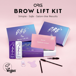 [MAZAL] Kit de permanente para cejas ORG, productos de belleza más vendidos, seguro y fácil de usar en casa, kit de permanente para maquillaje de ojos, colores vivos y llamativos - Product Image 2