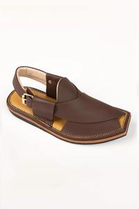 2025 Eid Collection fait à la main en cuir véritable Peshawari Kheri Chappal pour hommes doux extérieur sandale couleur unie hiver qualité bonne - Product Image 5