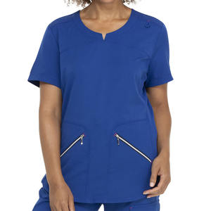 ชุดพยาบาลแขนสั้นสำหรับผู้หญิง ชุดแพทย์ รับสกรีนโลโก้ ชุดยูนิฟอร์มโรงพยาบาล ชุดพยาบาลราคาถูกสำหรับผู้หญิง - Product Image 2