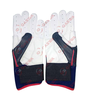 Gants de frappeur en cuir respirants et réglables Protection des mains Gants de frappeur de baseball et de softball - Product Image 5