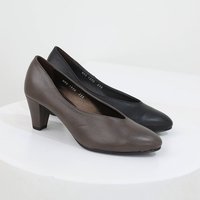 [JSHOE] Chaussures plates à enfiler de style coréen faites à la main, talon de 6 cm, confortables, pour le bureau, pour femmes, été, automne, hiver, semelle intérieure rembourrée