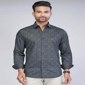 Camisa de manga larga a cuadros de negocios informal de marca de lujo para hombre vestido slik Bur Berry hombres camisa de alta calidad - Product Image 3