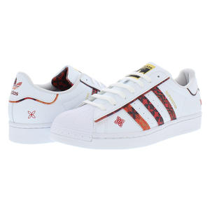 Adidas Superstar <b>Mens</b> <b>Shoes</b> Color: <b>White</b>/Red 100% Authentic - Product Image 2