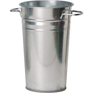 Florero antiguo galvanizado para jardín, florero alto de Metal francés, decorativo rústico - Product Image 3