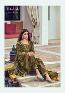 Pantalón Kurti DE TRABAJO bordado de rayón de viscosa elegante de la mejor calidad moderno con Dupatta para adultos exportador y proveedor indio - Product Image 6