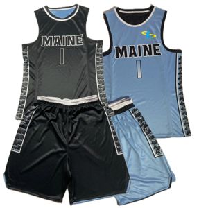 ชุดบาสเก็ตบอลออกแบบเอง ราคาดี คุณภาพเยี่ยม แห้งเร็ว ผลิตจากโพลีเอสเตอร์ 100% มีจำหน่าย - Product Image 2