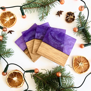 ที่รองแก้วทำจากเรซินเป็นมิตรต่อสิ่งแวดล้อมพร้อมดีไซน์แบบนางฟ้าทันสมัยสำหรับบ้านสำนักงานของขวัญคริสต์มาสที่ปลอดภัยสำหรับธุรกิจวันขอบคุณพระเจ้า - Product Image 6