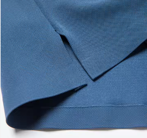 Camiseta de Verano para Hombre, Estilo Casual de Negocios, 100% Poliéster, Cuello en V, Manga Corta, 180 Gramos, Sin Costuras, Cómoda y de Secado Rápido - Product Image 6