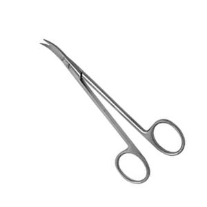 Tijera operativa de la mejor calidad, tijeras quirúrgicas de hoja curva de punta afilada, tijera de sutura de acero inoxidable de 4,7 pulgadas - Product Image 1
