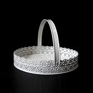 ตะกร้าผลไม้โลหะพร้อมที่จับสไตล์นอร์ดิกโต๊ะทานอาหารว่างในห้องครัวห้องนั่งเล่นโต๊ะน้ำชาห้องนอนอ่างเหล็กสไตล์ใหม่ - Product Image 5