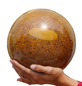 Sphère en agate de cristal de calligraphie naturelle de qualité supérieure, décoration d'intérieur, art Feng Shui, objets de collection, gravure de qualité supérieure - Product Image 3