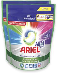 Ariel Professional Liquipods Todo en Uno Protección del Color - 2x50 Cápsulas, Paquete Doble para 100 Lavados - Product Image 1