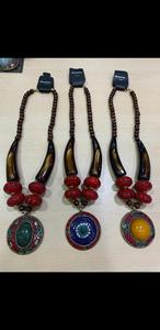 สร้อยคอเรซินน่ารักพร้อมจี้เปลือกหอยรูปพระจันทร์ประดับลูกปัดสำหรับเป็นของขวัญงานแต่งงานงานปาร์ตี้รูปกากบาทด้วยหินมุก - Product Image 4