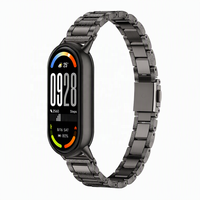 Compatible avec Whoop 5.0, bracelet sport en nylon tissé à texture denim, boucle à crochet, élastique