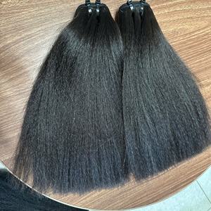 Extensiones de Cabello Humano Birmano Rizado Vietnamita, Super Double Drawn, de un Solo Donante, con Clip, Cabello Virgen de un Solo Donante, con Cinta Adhesiva - Product Image 4