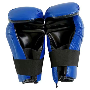 Gants Sanda de boxe une pièce pour enfants 14oz Logo personnalisé équipement de protection d'entraînement à lacets pour le fitness personnalisable pour adultes - Product Image 4