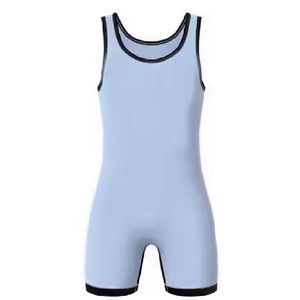 Maillots de lutte personnalisés pour jeunes Namissm Interprize - Sans bretelles, respirants, polyester + élasthanne, fermeture à pression de haute qualité, pas cher - Product Image 5
