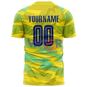 เสื้อฟุตบอลคุณภาพสูงน้ำหนักเบาเสื้อฟุตบอลแบบสั่งทำโลโก้ได้จากปากีสถาน - Product Image 2