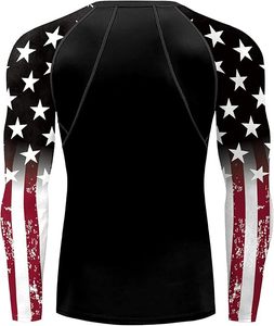High Quality Athletic Compression Tops Dry Workout T Shirt, Rash Guard Base Layer <b>Undershirt</b> Customized - Product Image 5