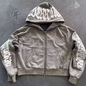 Premium Design <b>Distressed</b> Embroidery Tracksuit Daily Wear <b>Top</b> Arrival <b>Distressed</b> Embroidery Tracksuit - Product Image 3