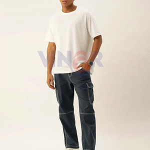 Pakistan 2025 produit bas prix hommes Cargo pantalon cordon attaché haut chic porter hommes Cargo pantalon OEM Service - Product Image 4