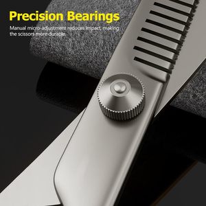 Tijeras Profesionales de Peluquería de 6 Pulgadas, de Acero Inoxidable, con Dientes Afilados, para Adelgazar y Texturizar el Cabello - Product Image 5