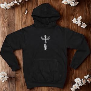 Sudadera con Capucha Ecológica Resistente al Sol, de Alta Calidad, Lavada al Ácido, con Mangas Largas, Estilo Vintage Desgastado, Diseño Sólido con Patrón Urbano - Product Image 1