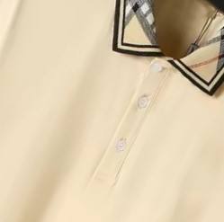 2024 New Breathable Printed Collar Men's for T-shirts Casual Short Sleeve Customized Logo Design 100% Cotton MS-<b>PS</b>-012 - Product Image 2