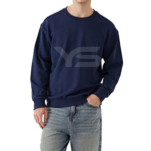 Sudadera de lana de algodón con logotipo de serigrafía personalizado Patrón sólido Plain Dying para la temporada de invierno Precio al por mayor - Product Image 6