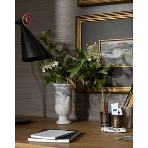 Florero de mármol blanco para decoración del hogar, para maceta jarrón, última llegada, forma redonda grande, maceta para interiores y exteriores, plantación de plantas verdes - Product Image 3