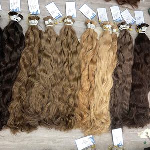 GRANDE VENTE Cheveux Vietnamiens En Vrac Vierge Extensions de Cheveux Humains Ondulés Naturels Sombres et Couleurs Légères Qualité De Luxe Prêt à Expédier - Product Image 6