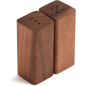 Outil d'herbes et d'épices en bois de qualité supérieure salière et poivrière ustensiles de cuisine accessoires d'hôtel bois naturel fait ensemble de 2 - Product Image 1