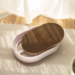 Tempat tidur kertas bergelombang ruang tamu <span class=keywords><strong>Post</strong></span> goresan kucing stok pabrik - Product Image 2