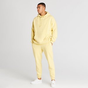 Sweat à capuche en éponge française 100% coton personnalisé OEM Streetwear d'hiver imprimé lavage à l'acide capuche solide surdimensionné poche de créateur - Product Image 3