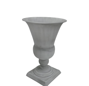 Florero de hierro decorativo hecho a mano, maceta blanca con maceta antigua de cobre para el hogar y la Oficina, mesa decorativa hecha a mano a granel - Product Image 3