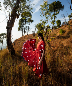 Robes imprimées pour femmes, couleur marron, col montant, manches courtes, longueur genou, décontractées, courtes - Product Image 3