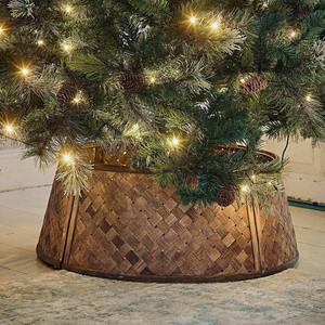 กระโปรงต้นไผ่ธรรมชาติสำหรับตกแต่งวันหยุดคริสต์มาส - Product Image 6