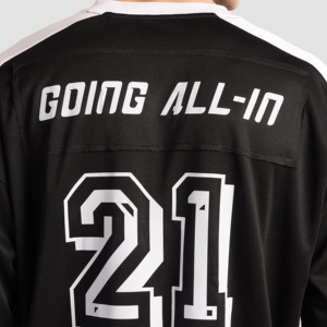 เสื้อฟุตบอลแขนยาวคุณภาพสูง ผลิตจากโพลีเอสเตอร์ ขนาด XL ระบายอากาศได้ดี พร้อมลายพิมพ์ซับลิเมชั่นหมายเลข - Product Image 5