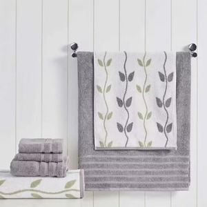 Serviettes d'hôtel 100% coton jacquard à séchage rapide, motif personnalisé, douces et séchant rapidement, avec fonctionnalités - Product Image 2