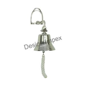 Campana colgante pulida brillante para decoración de pared, estilo ecuestre, campanas de estribo de caballo, superventas, decoración de campanas de pared de Metal - Product Image 3