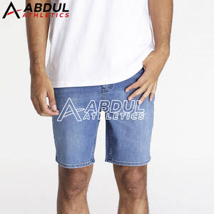 Shorts en jean personnalisés de dernière génération, vente en gros, vêtements décontractés, shorts en jean légers - Product Image 4