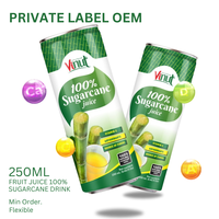 Canne à sucre Pandan Jus OEM ODM Marque privée Fabricant de boissons Usine du Vietnam 330ml Alu peut 24 par carton Petit quantité minimale de commande