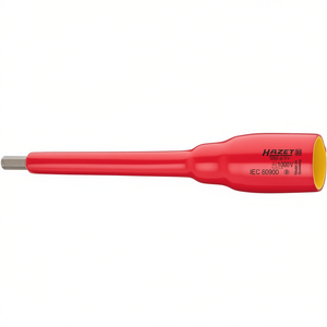 Hazet 1/2'' Long Square Hexagonal Screwdriver <b>Socket</b> Protective 1000V Insulated - Product Image 2