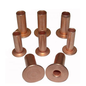Rivet creux en cuivre à tête plate de précision OEM pour PCB - Product Image 1