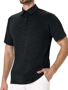 เสื้อโปโลแขนสั้นแบบคลาสสิกสำหรับผู้ชายเสื้อเชิ๊ตแห้งเร็วผ้าระบายความร้อนสีตัดกัน - Product Image 2