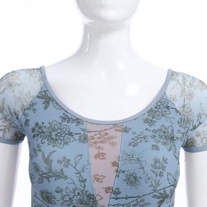 Uniformes de Porristas de Alta Calidad All Star 2025, Leotardos de Gimnasia con Estampado de Flores de Mariposa y Espalda Descubierta con Conjuntos de Sujetador - Product Image 6