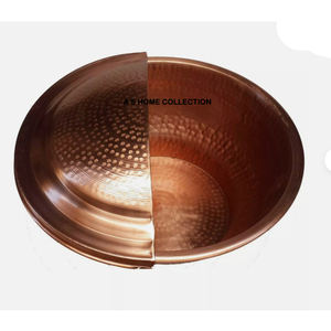 Ensemble de 2 bols à pédicure en métal noir et or de qualité supérieure, décoration moderne pour la maison, bol à pédicure luxueux en vente - Product Image 3