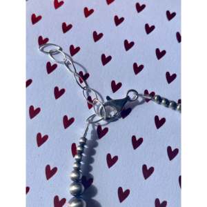 Navajo Strung Sterling <b>Silver</b> Pearl <b>Bracelet</b> Elegant <b>Bangles</b> for Women - Product Image 5